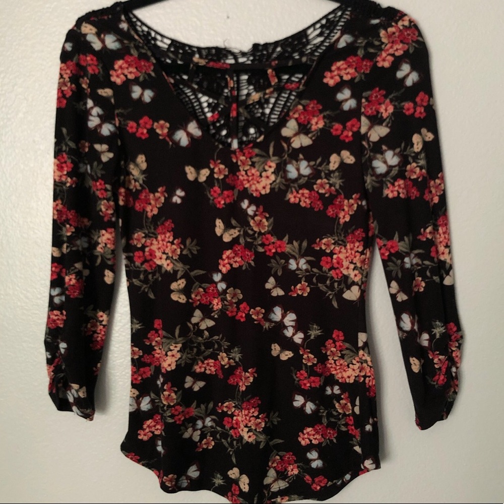 Floral fitted shirt
